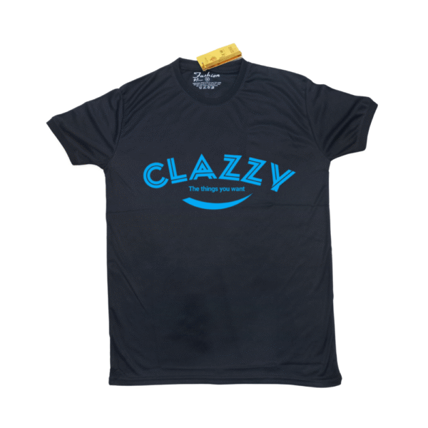 Black Short Sleeve T-Shirt by ClazzY – Timeless Fit and Style