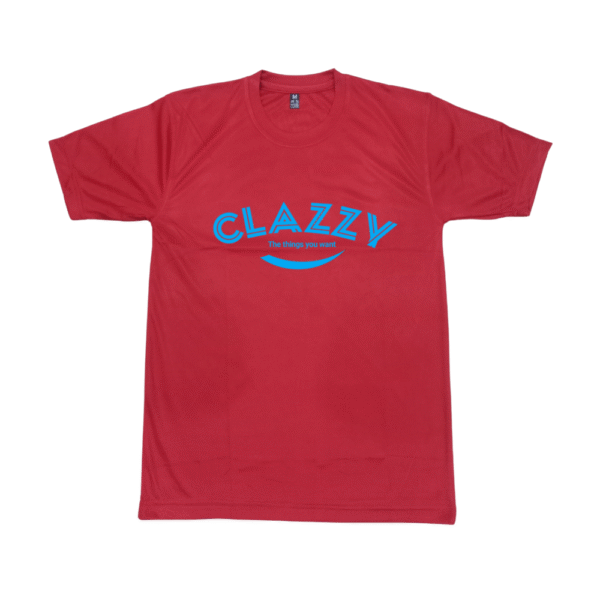Red Short Sleeve T-Shirt by ClazzY – Timeless Fit and Style