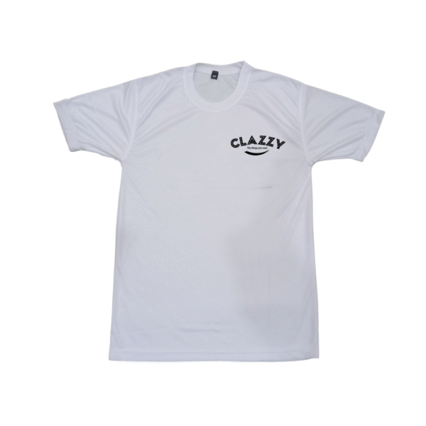 White Short Sleeve T-Shirt by ClazzY – Timeless Fit and Style